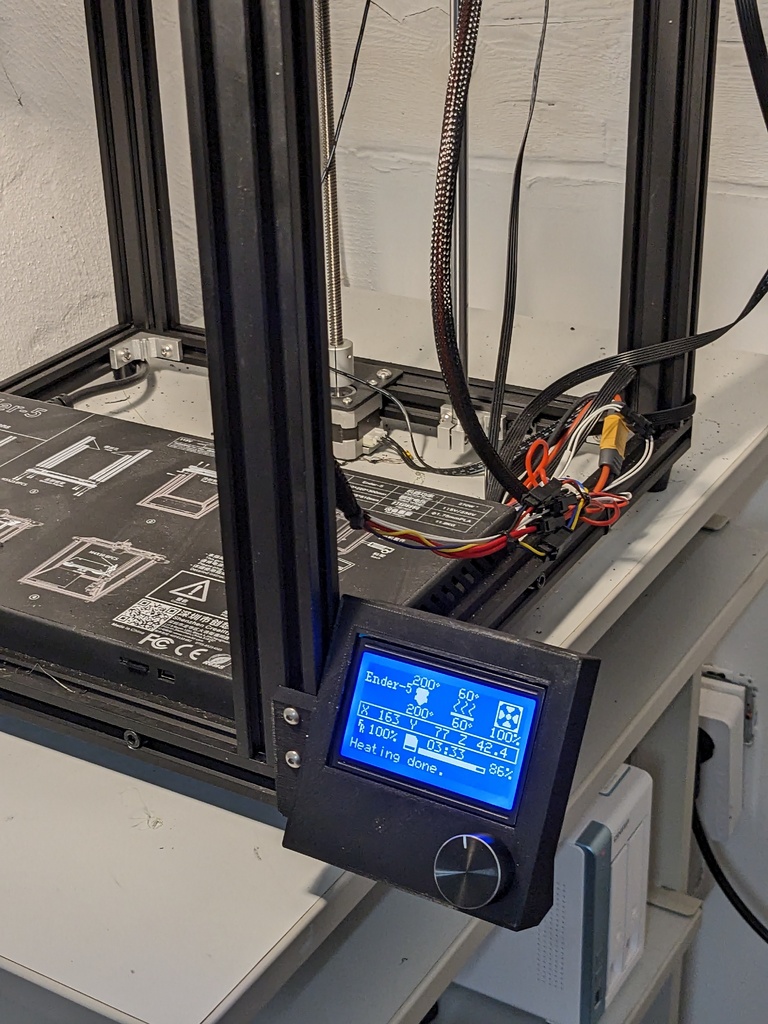 Ender5 Display bracket angled — miniatura 2