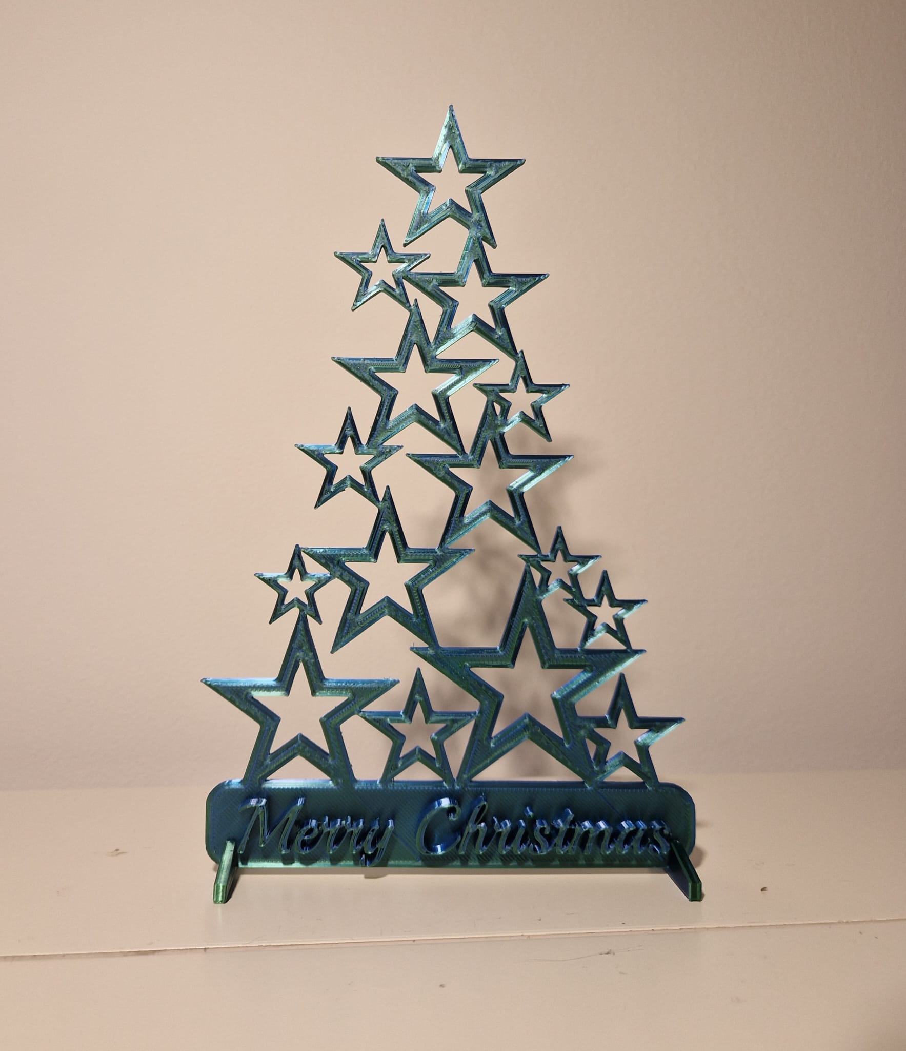 Christmas tree made out of stars by Karlo Abstract | Download free STL ...