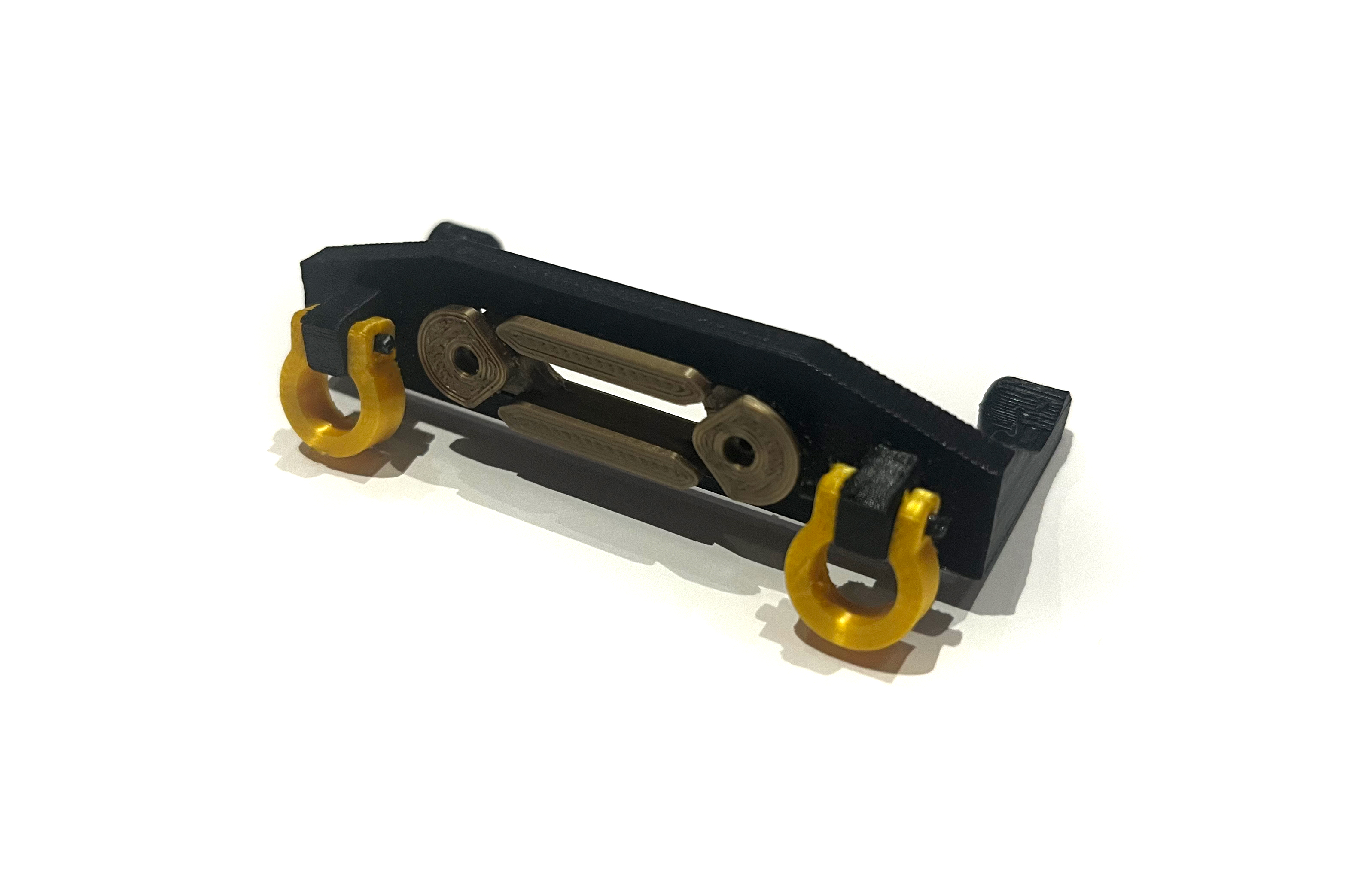 Dog Poo Bag Holder - Bumper Winch Fairlead With Shackles - No Supports