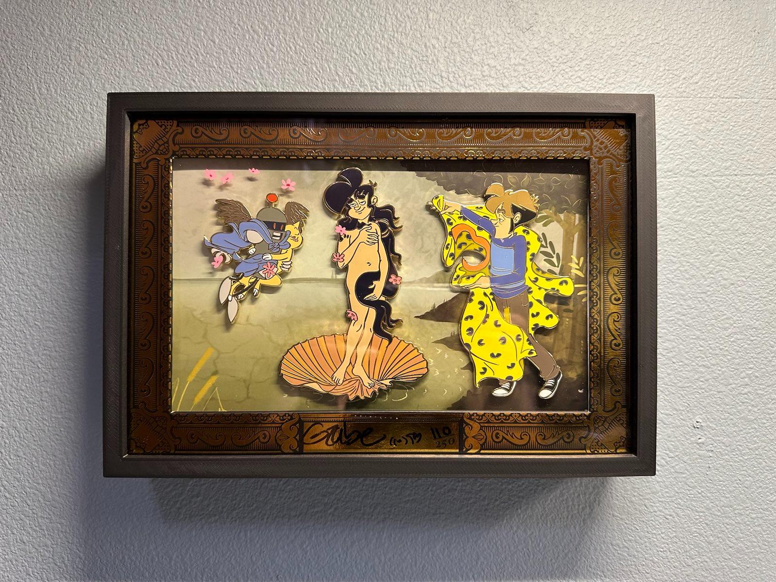 Pinny Arcade "Birth of Gabe" Custom Shadowbox