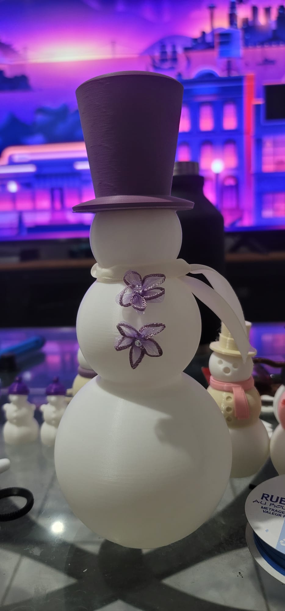 10(ish) inch snowman with tophat