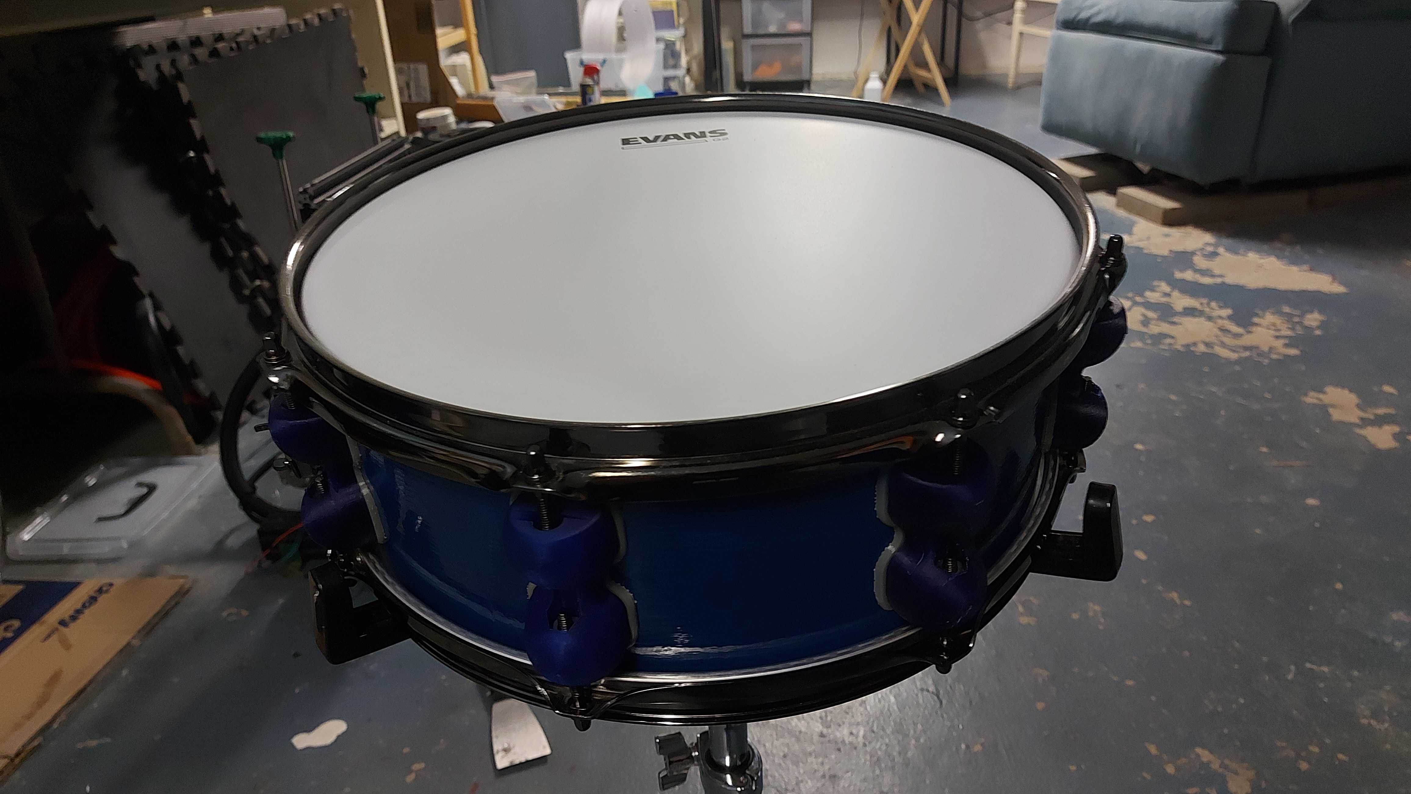 14" x 5" Snare drum shell (With mostly printable lugs)