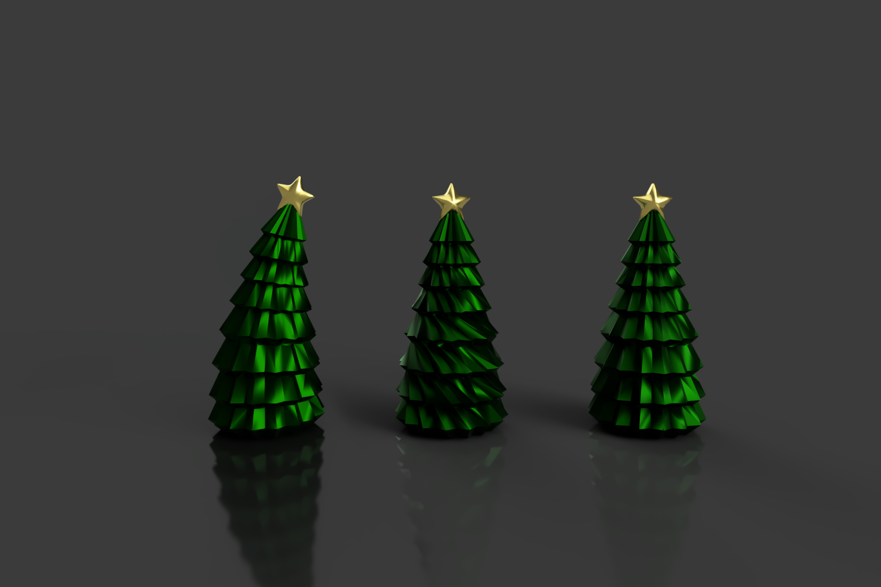 Christmas Tree Set by Mels 3D LABS | Download free STL model ...