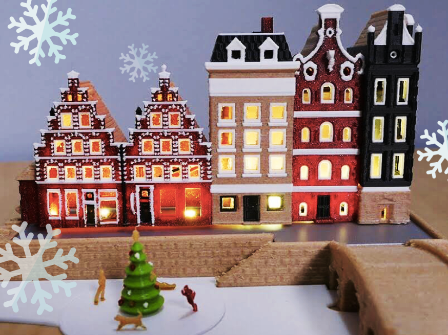 Christmas Village Lamp by MiniWorld3D | Printables Store christmas-village-lamp-by-miniworld3d-printables-store