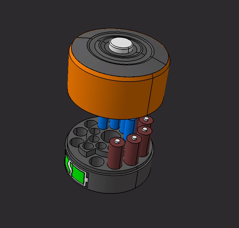 Battery case, AA ,AAA, battery holder by Andras Ks Download free STL