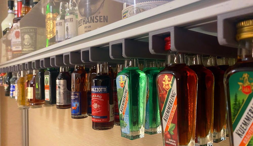 Holder/Rail for Shots & Miniature Drinks (Schiene für Shots & Kurze)
