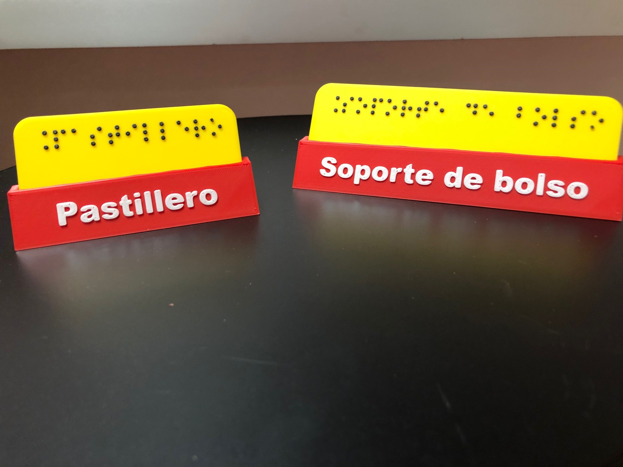 Carteles Braille (Braille signs)