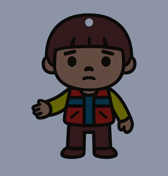 Stranger Things Will Byers - Keychain