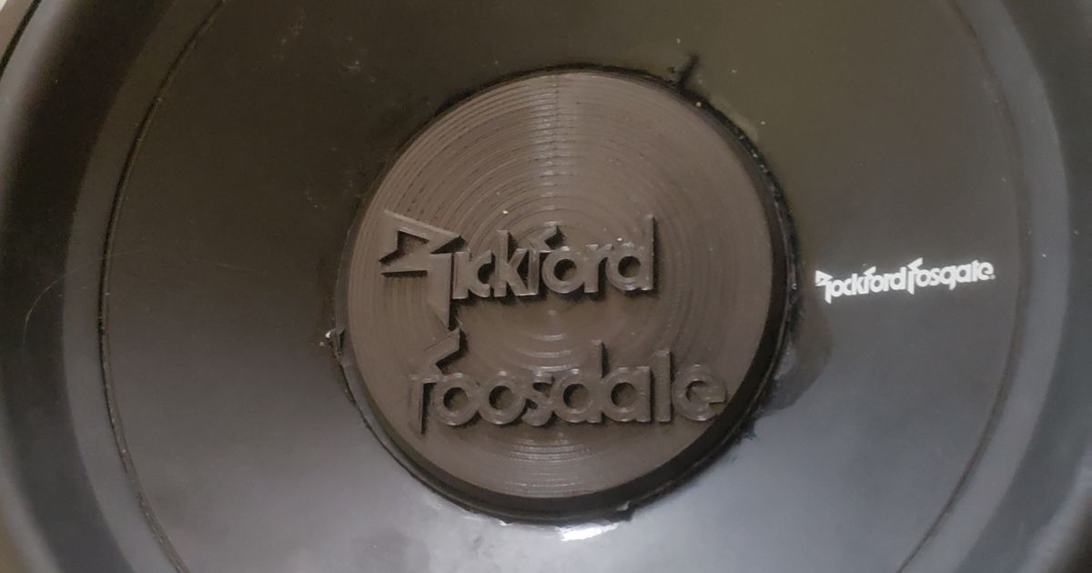 Speaker Dust Cap by nominus Download free STL model