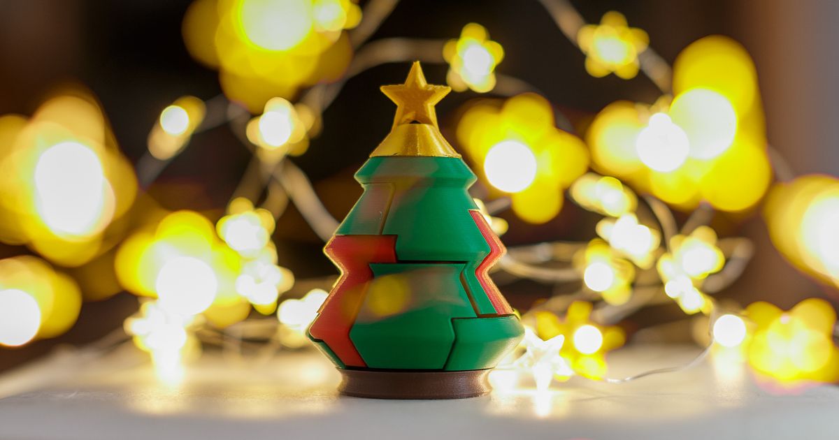 Christmas tree decoration (and puzzle) by Martin Download free STL