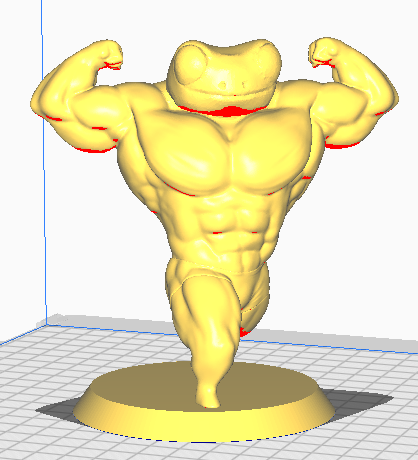 Super Frog 3D model thumbnail