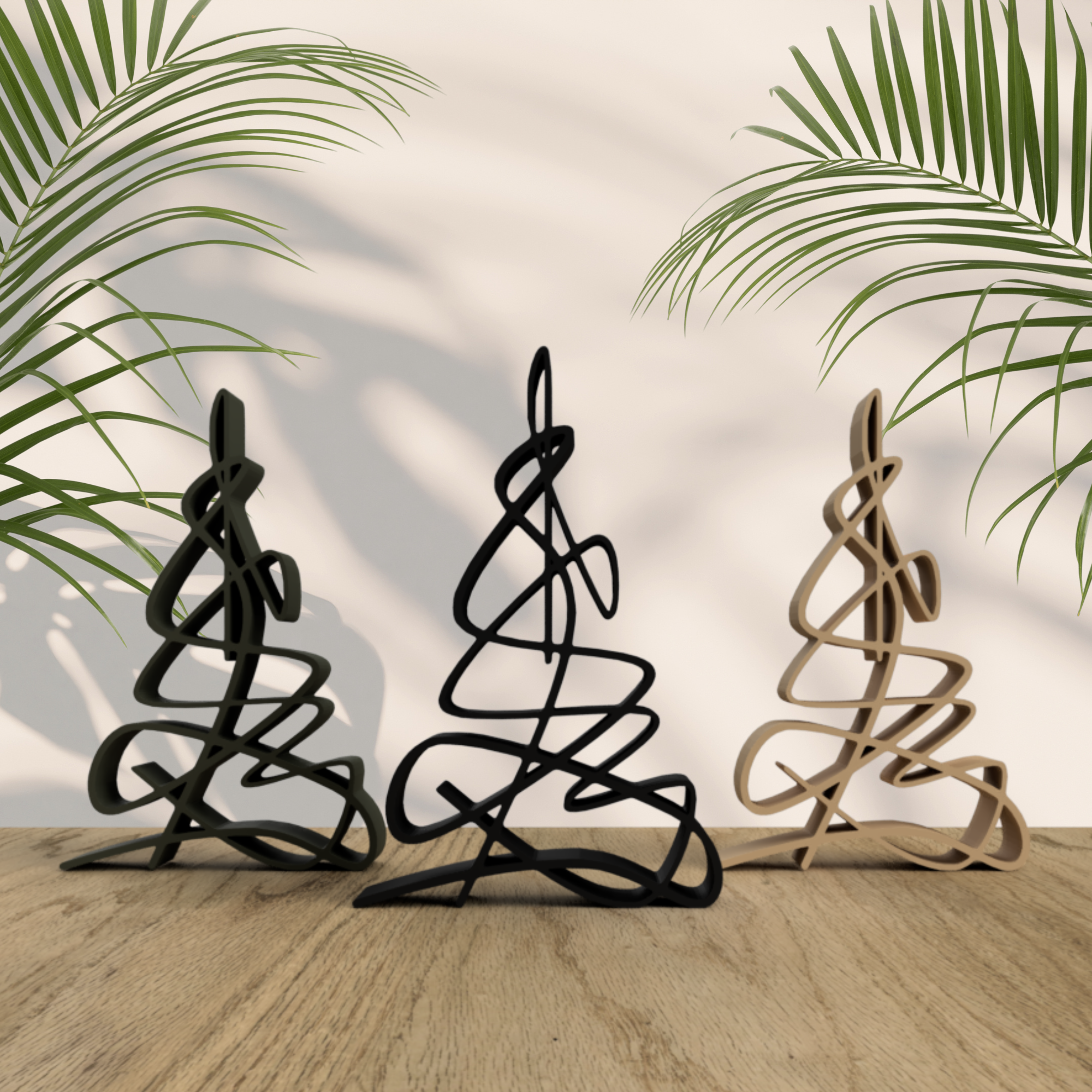 Christmas Tree Design 3D model thumbnail