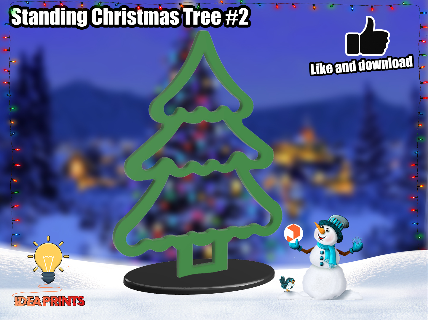 Standing Christmas Tree #3