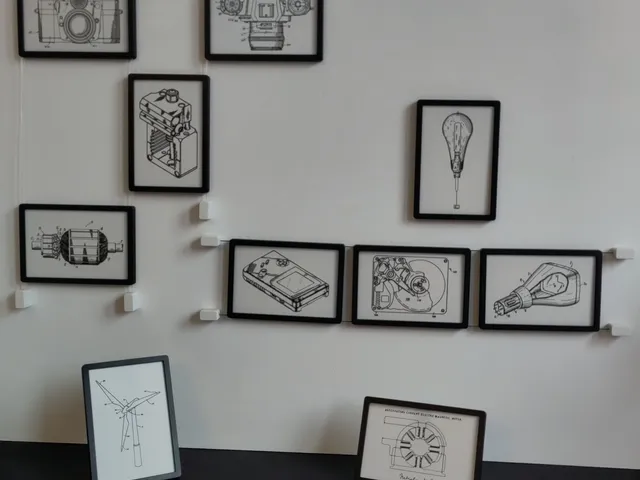 Mounting system for Wall Art Frames - hanging and standing