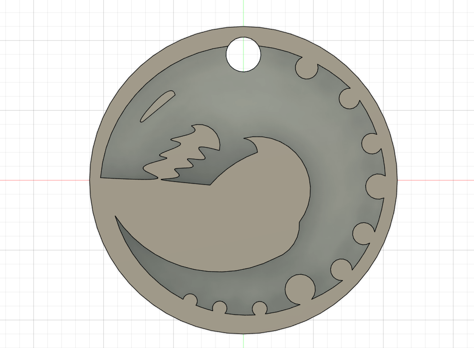 tyranid 40K keychain