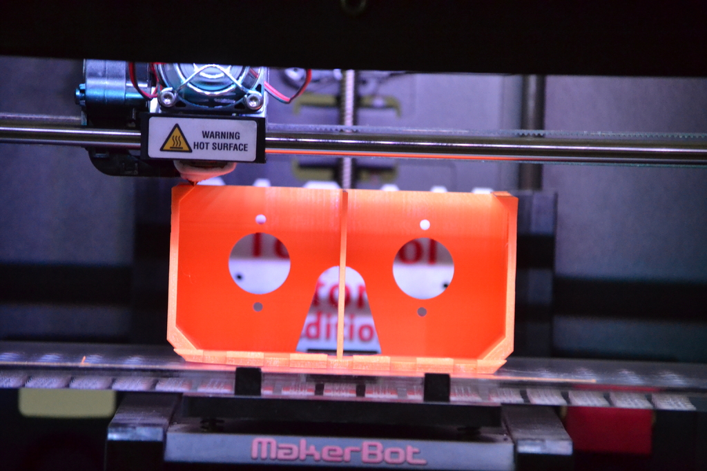 Old Google cardboard VR headset by smARTfab Download free STL model