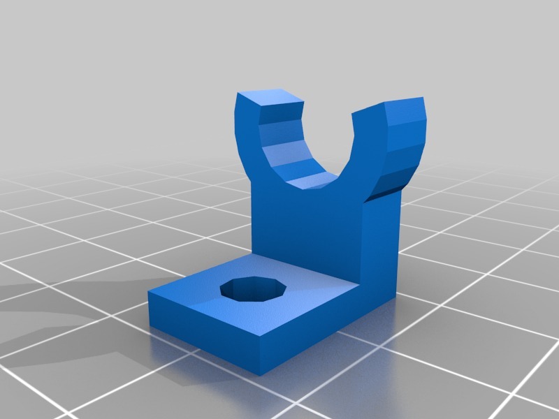 Round object clamp for MendelMax by machinekoder Download free STL