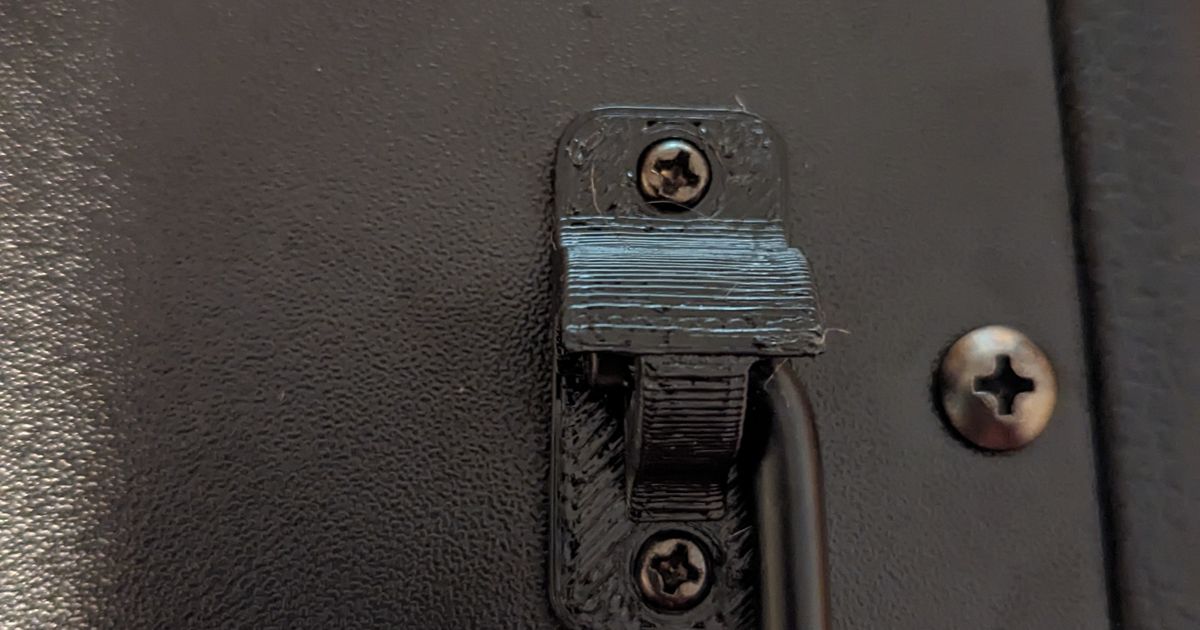 Guitar Amp Kickstand Bracket by Dawesome3D Download free STL model