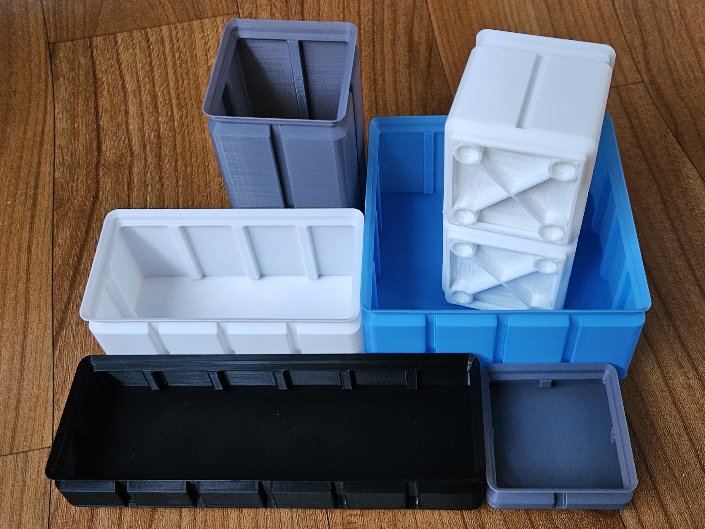 Gridfinity Magnetic Vase Bins Single Parts