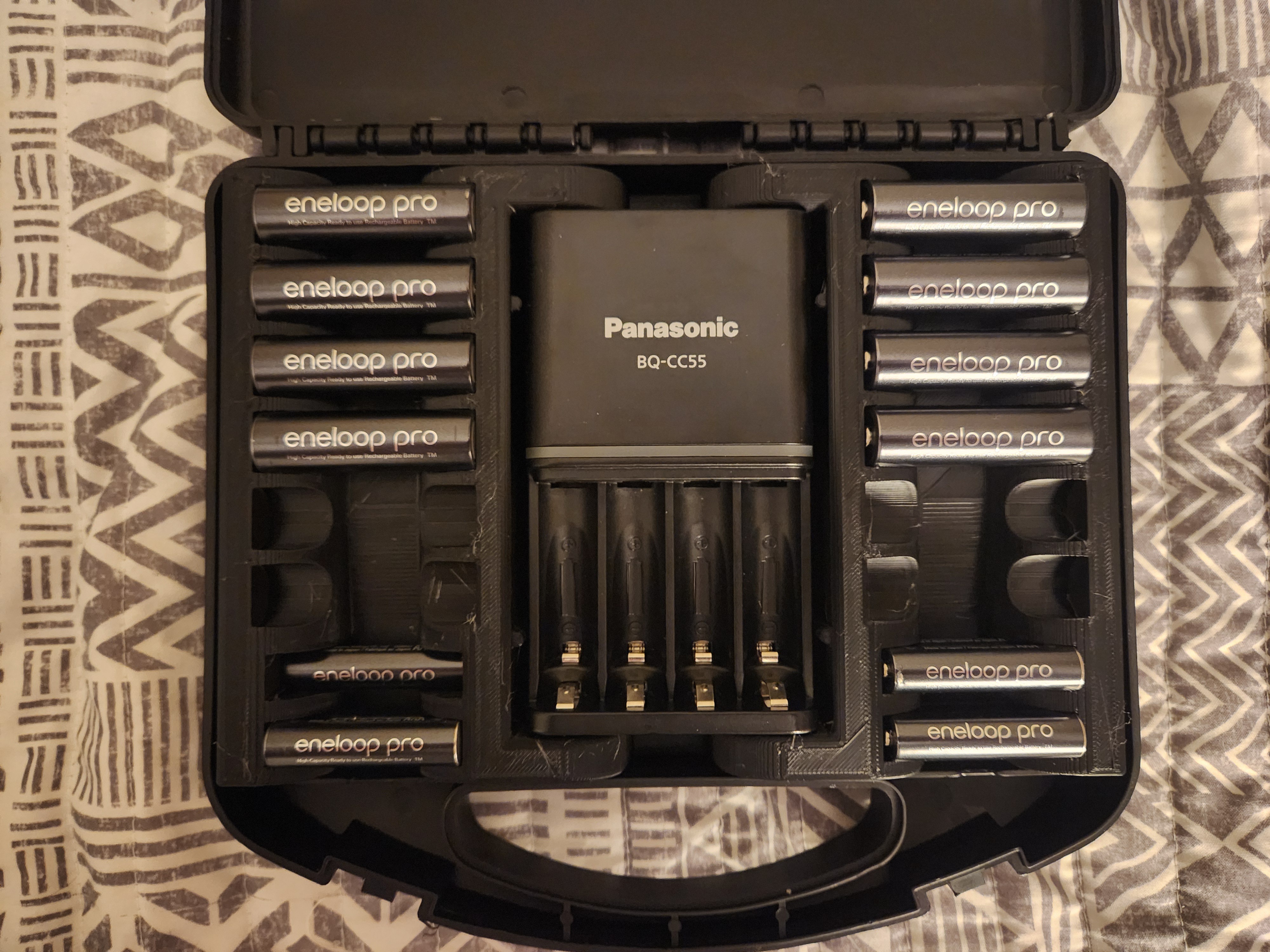 Miniatura 2 do modelo 3D Eneloop Battery Case Insert v1