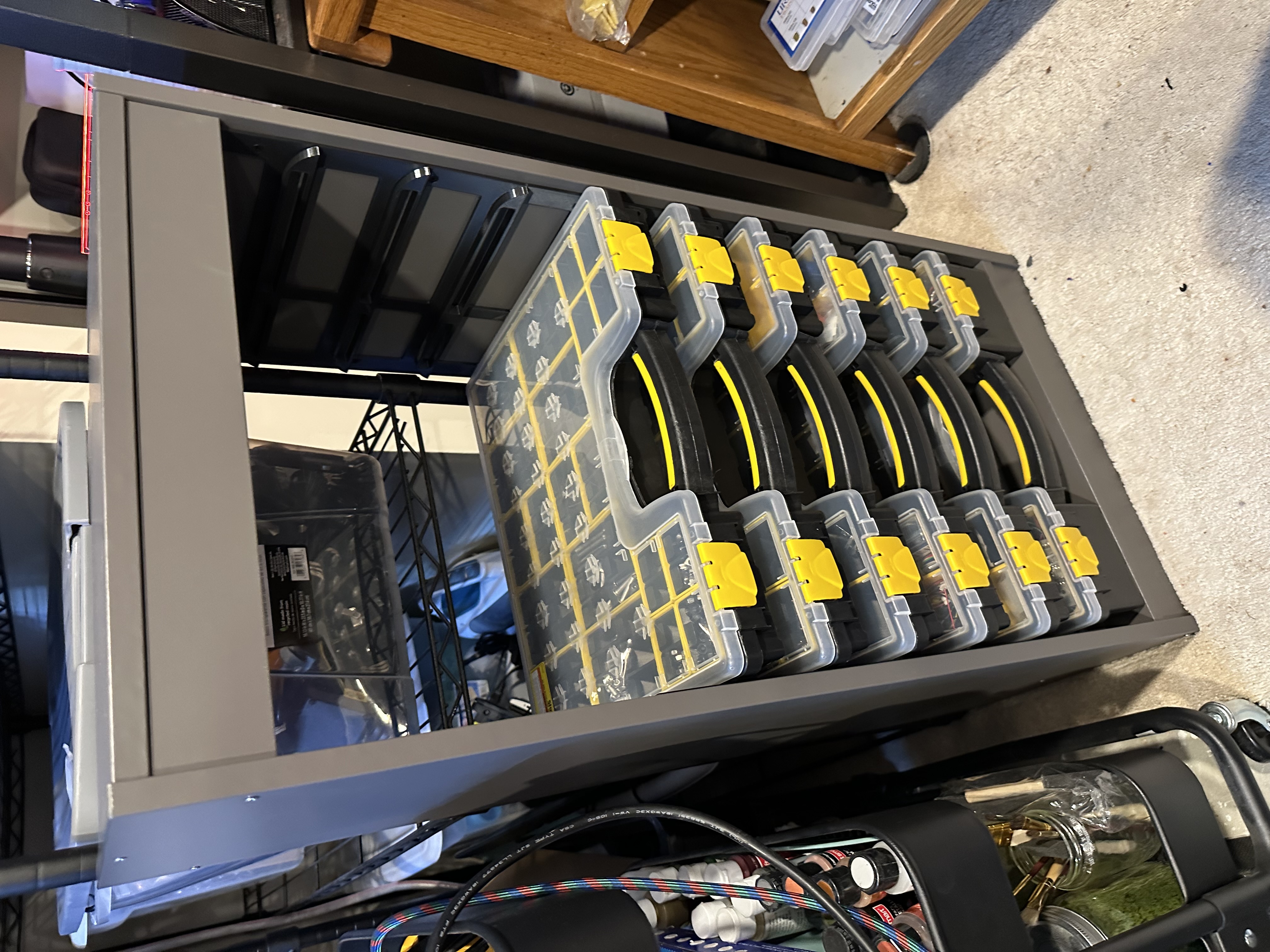 Trofast Rails for Harbor Freight Storage Case
