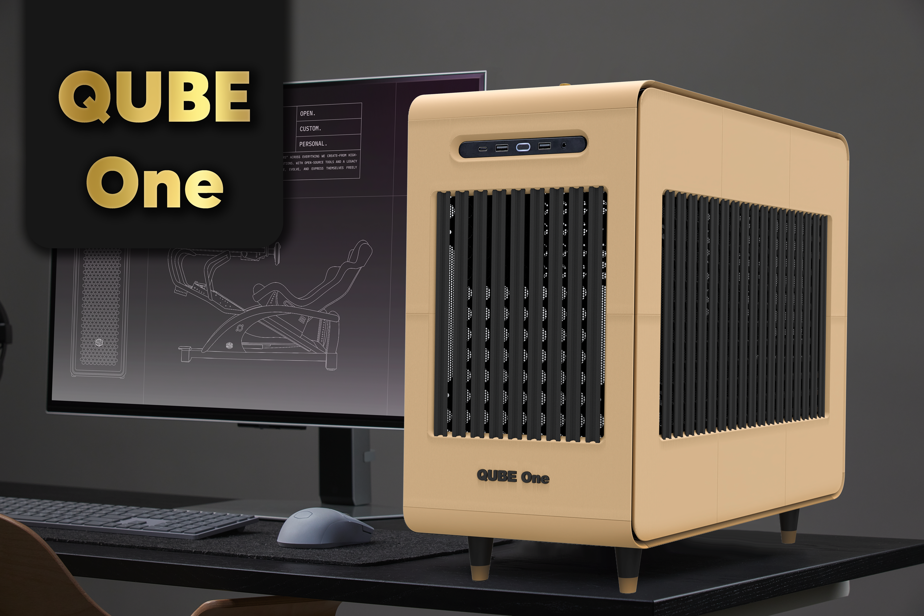 Qube One - Cover for Cooler Master Qube 540