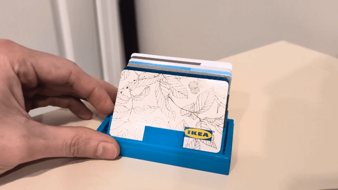 Credit Card Flip Holder and Rolodex
