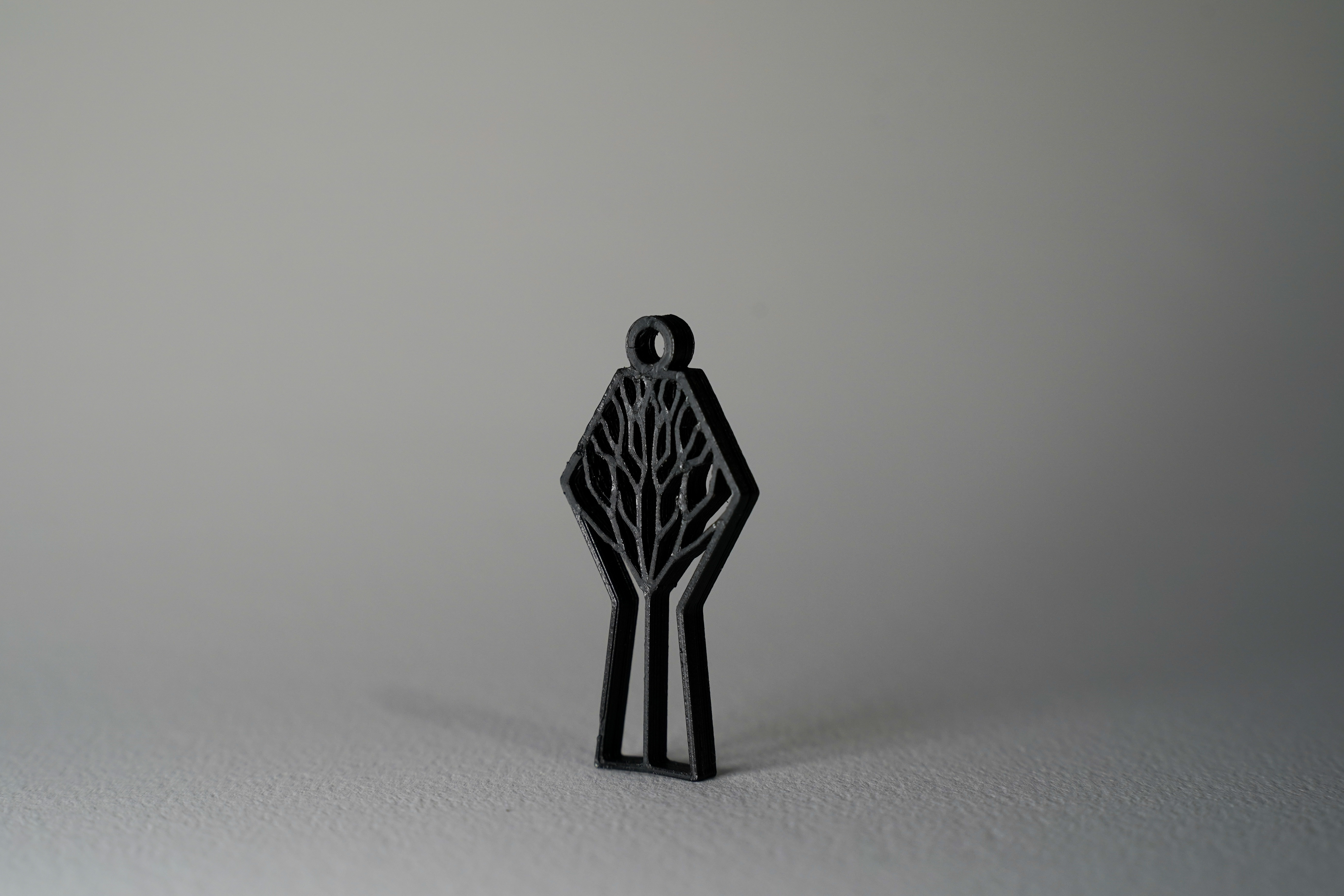 Keyhole Tree Pendant or Earring