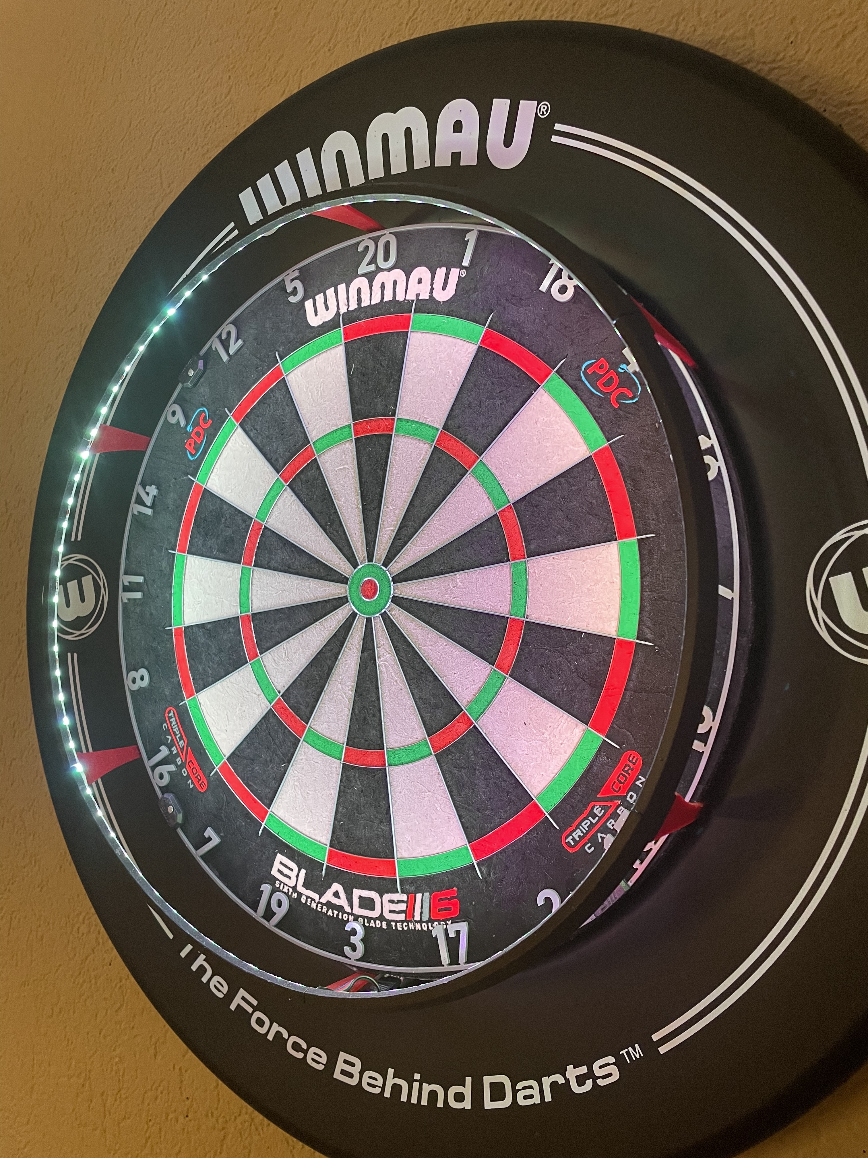 Dartboard LED ring - slim