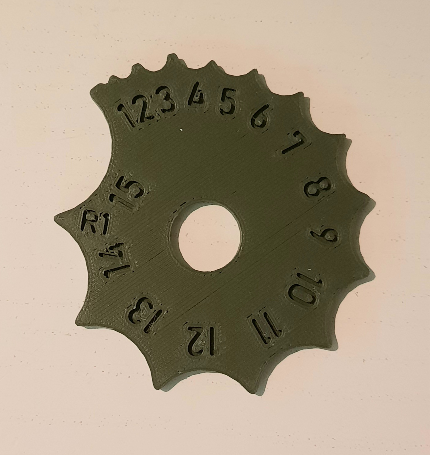 Radienschablone / Radienlehre / outside / Radius gauge