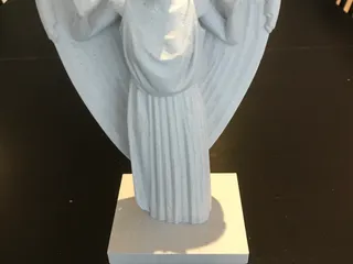 Weeping Angel base with stud by Yotus | Download free STL model ...
