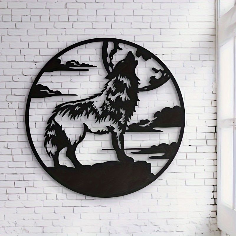 WallArt Wolf Moon