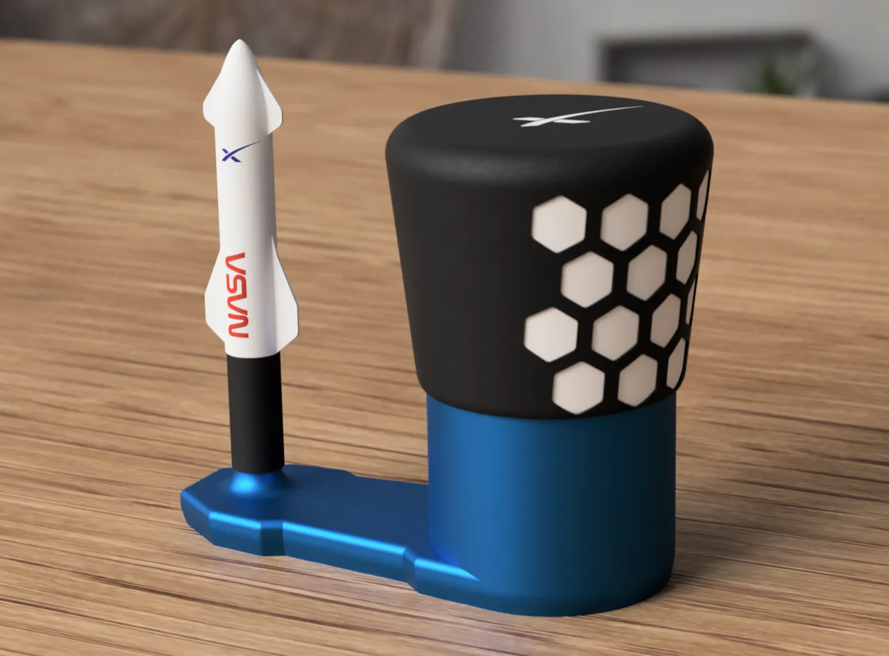 Starship Stomp Rocket Launcher SpaceX by Sabre Design | Download