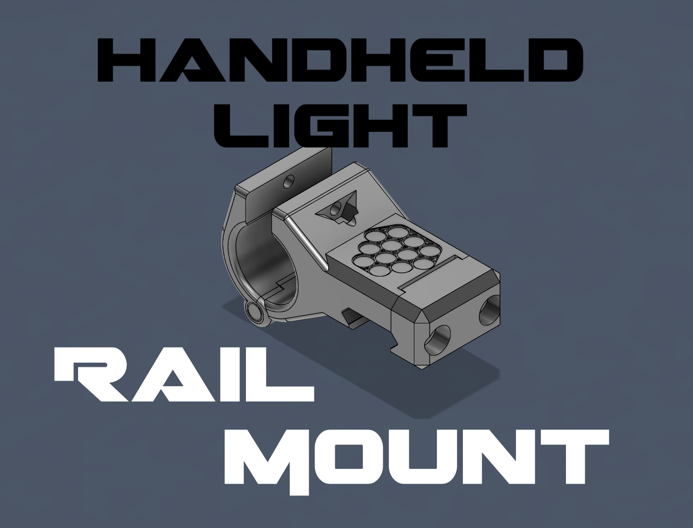 Handheld Light Rail Mount (1913, Picatinny)