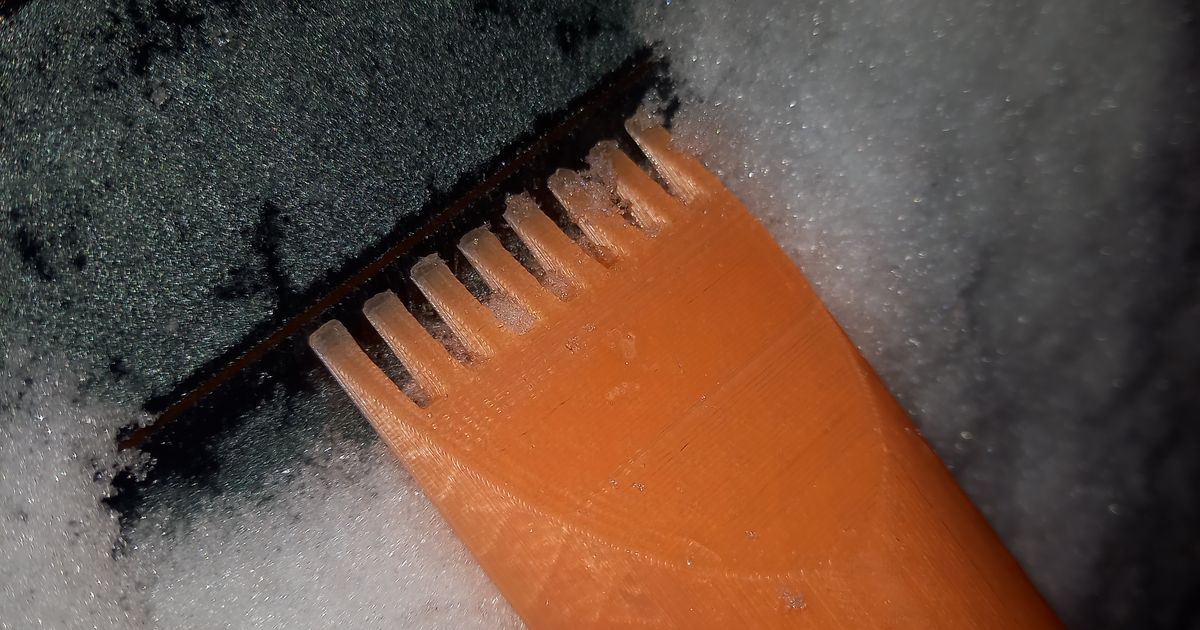 Ice scraper mini car defrosting tool by Vydūnas Download free STL