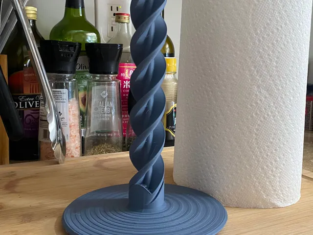 Vertical Paper Towel Holder Stand Doodad