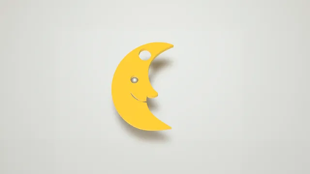 Moon keychain