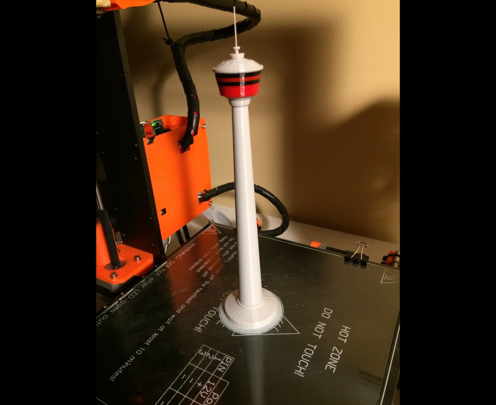 Calgary Tower Model - Optimized for 3D Printing