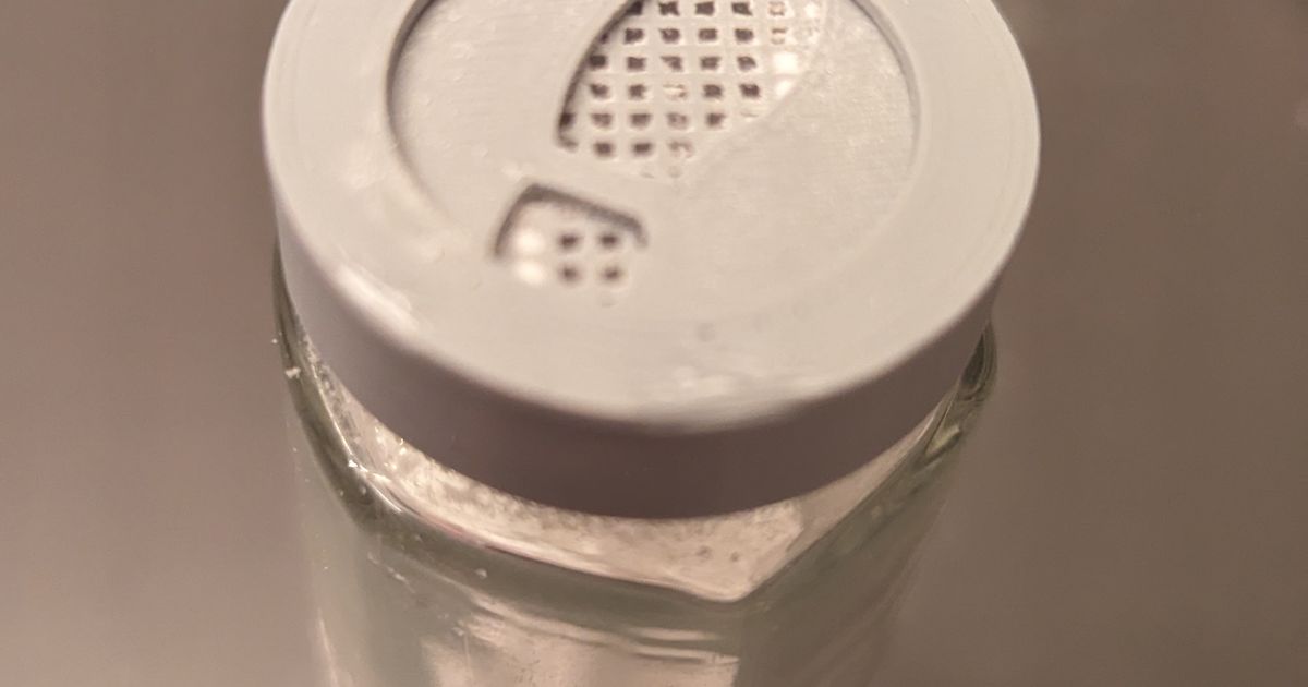 Gnome Shoe Stencil for Salt Shaker by bertwest Download free STL