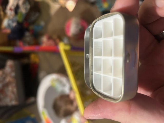 Altoids Smalls Tin 12 well Palette