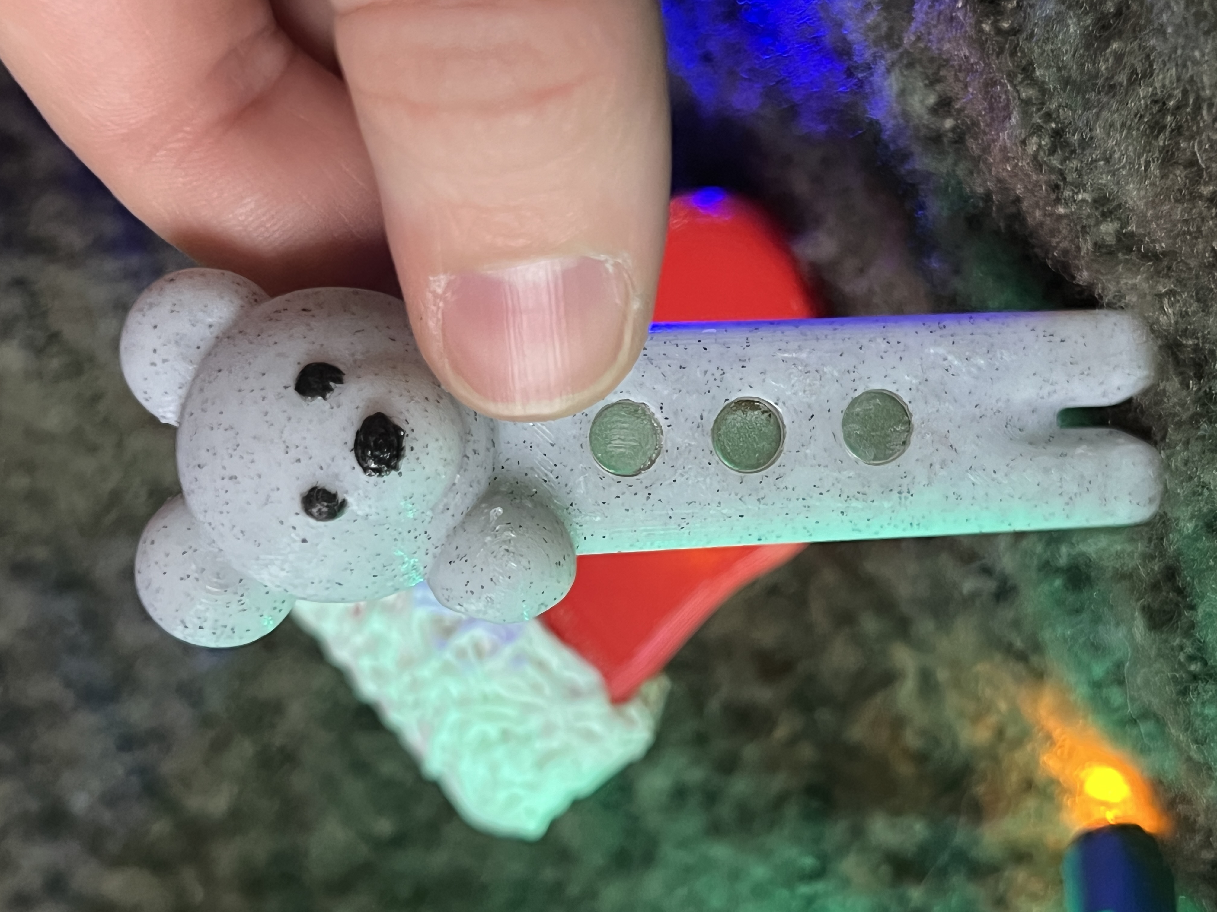 Holiday Fidget Stocking Bear by Lagan Designs | Download free STL model ...