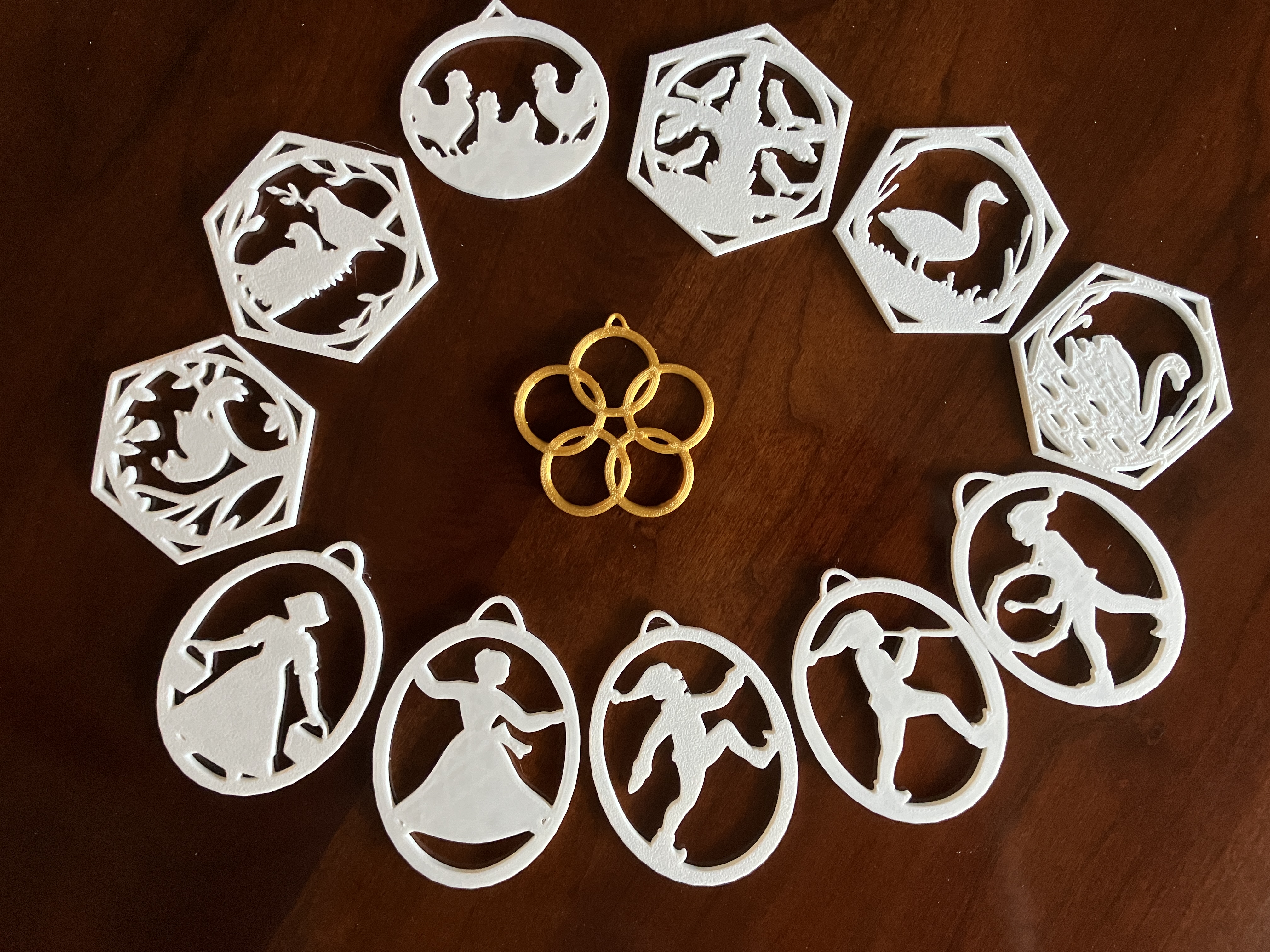 12 Days of Christmas Ornaments