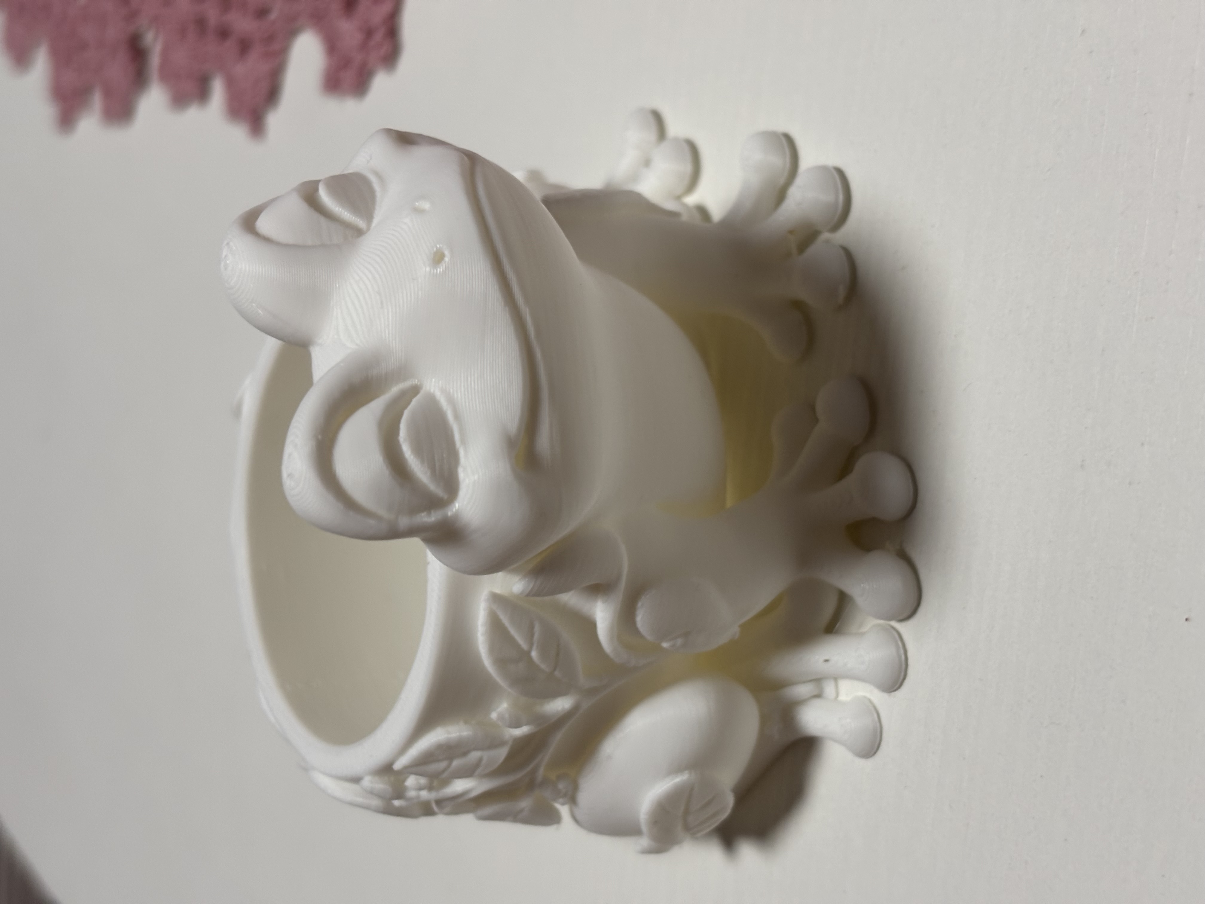 Frog Planter - Smiling Frog Pot with Leaves