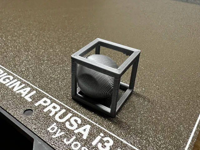 Sphere in a Cube Impossible Shape