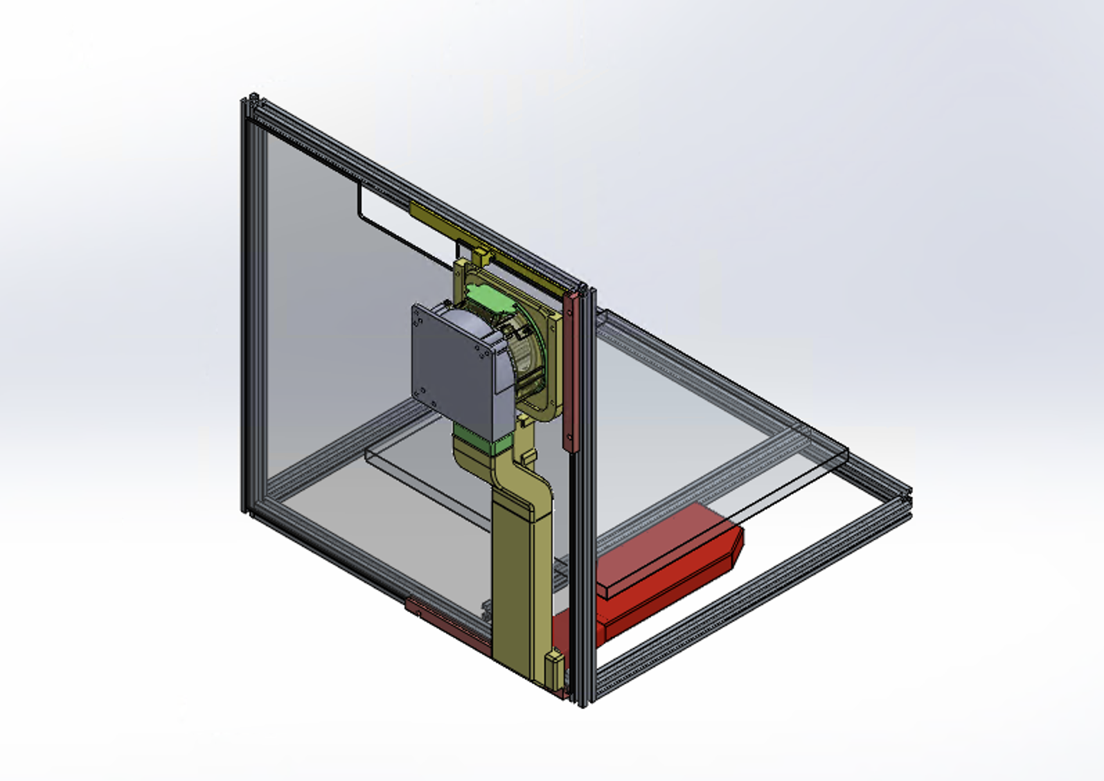 Voron 2.4 350mm Carbon Filter System with Easy-Replace Cartridge and Return Air Duct — Voron3tz