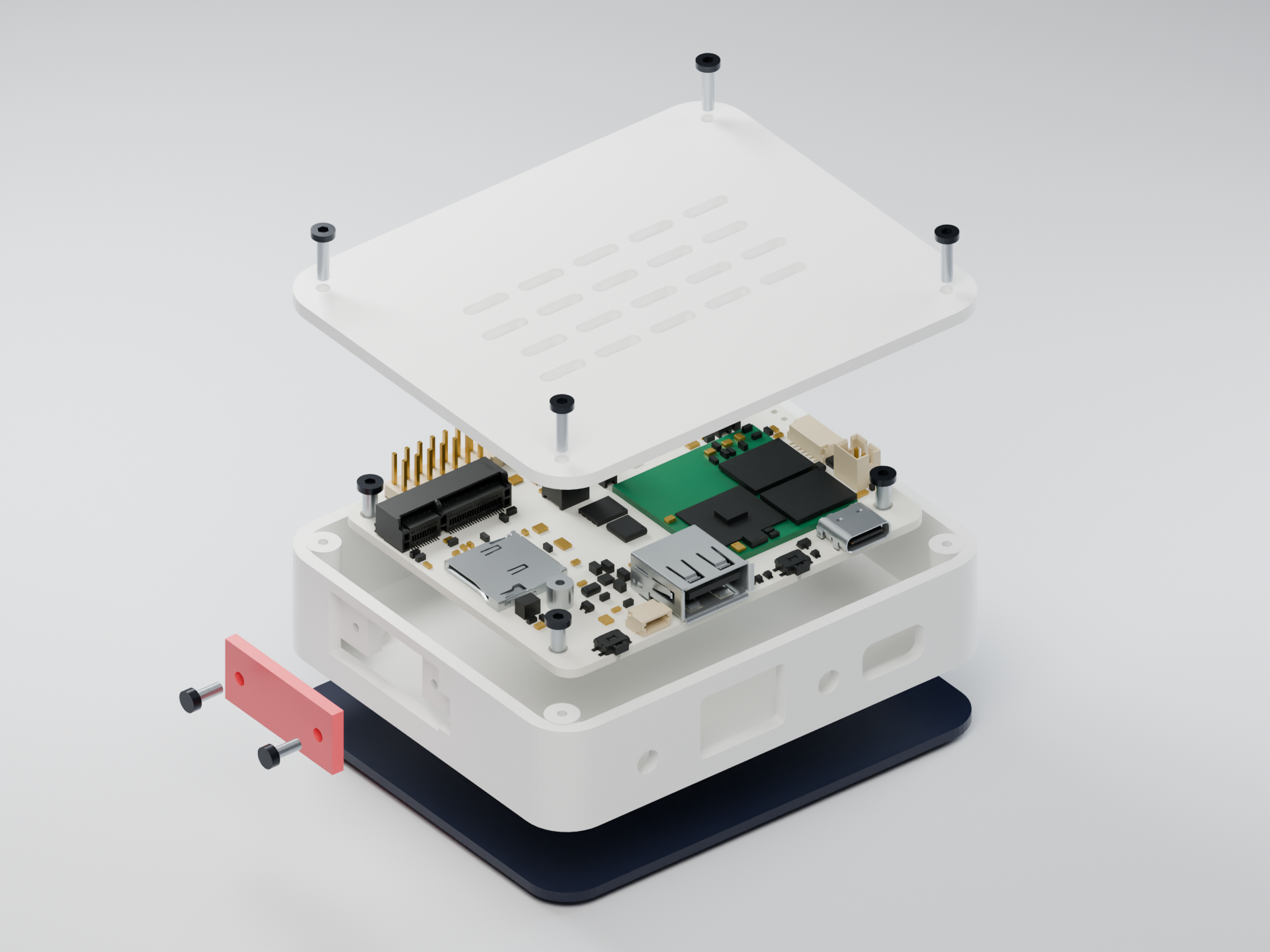 MONOLITH OFFSET — Coralboard SL Enclosure / R1 Prototype