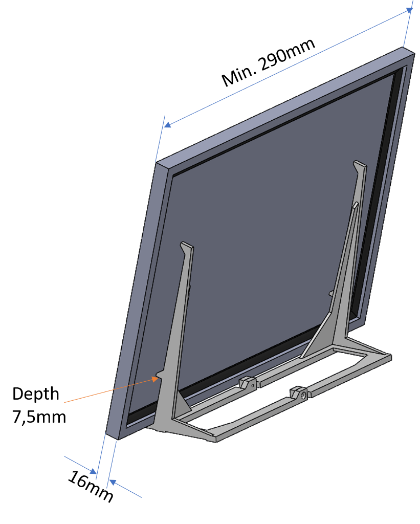 Picture Stand 1 (Bildständer 1) by Findusdwarf | Download free STL ...