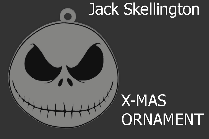 Jack Skellington | The nightmare before christmas Ornament / Keychain