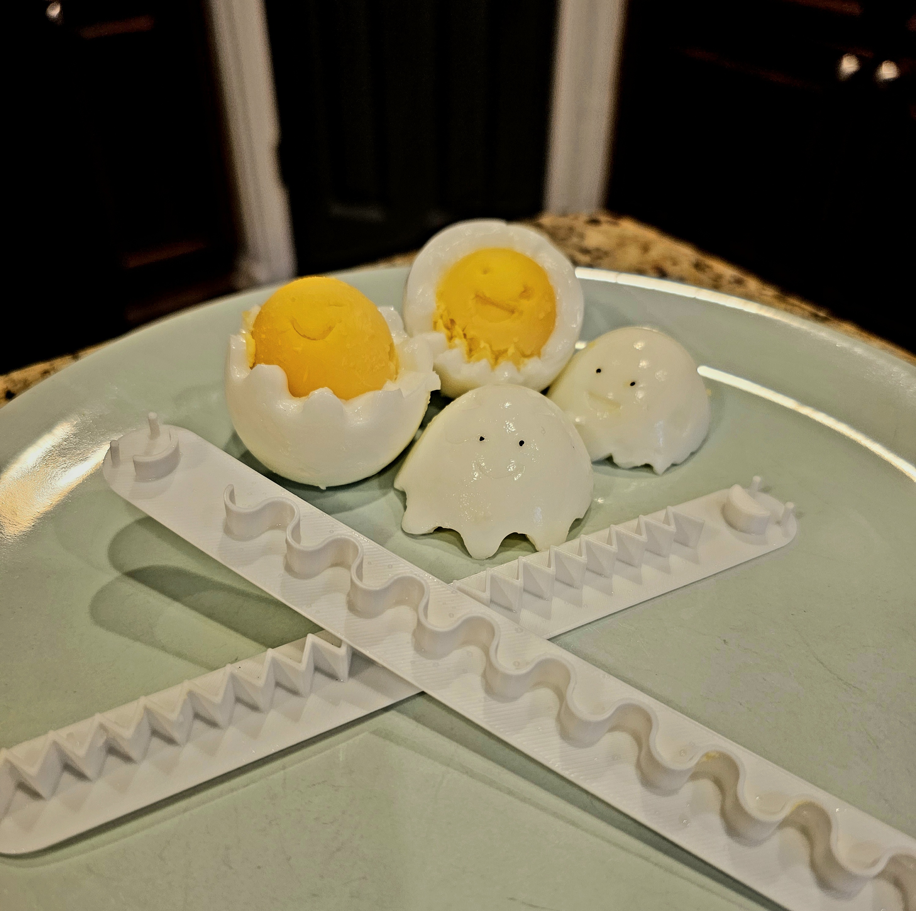 Smiley Face Egg Cutters