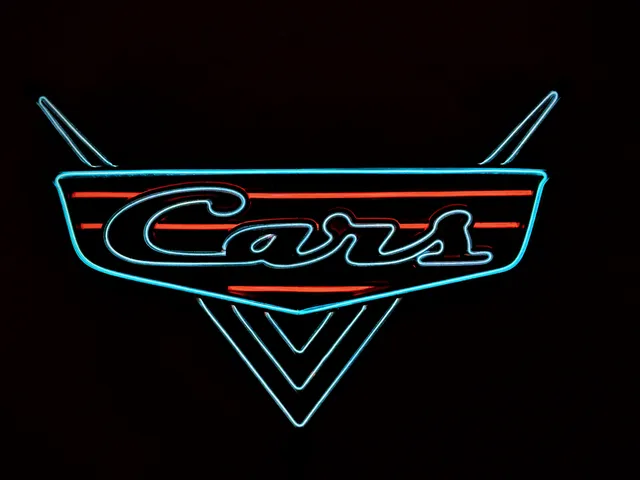 Cars Neon sign(made with El wire)